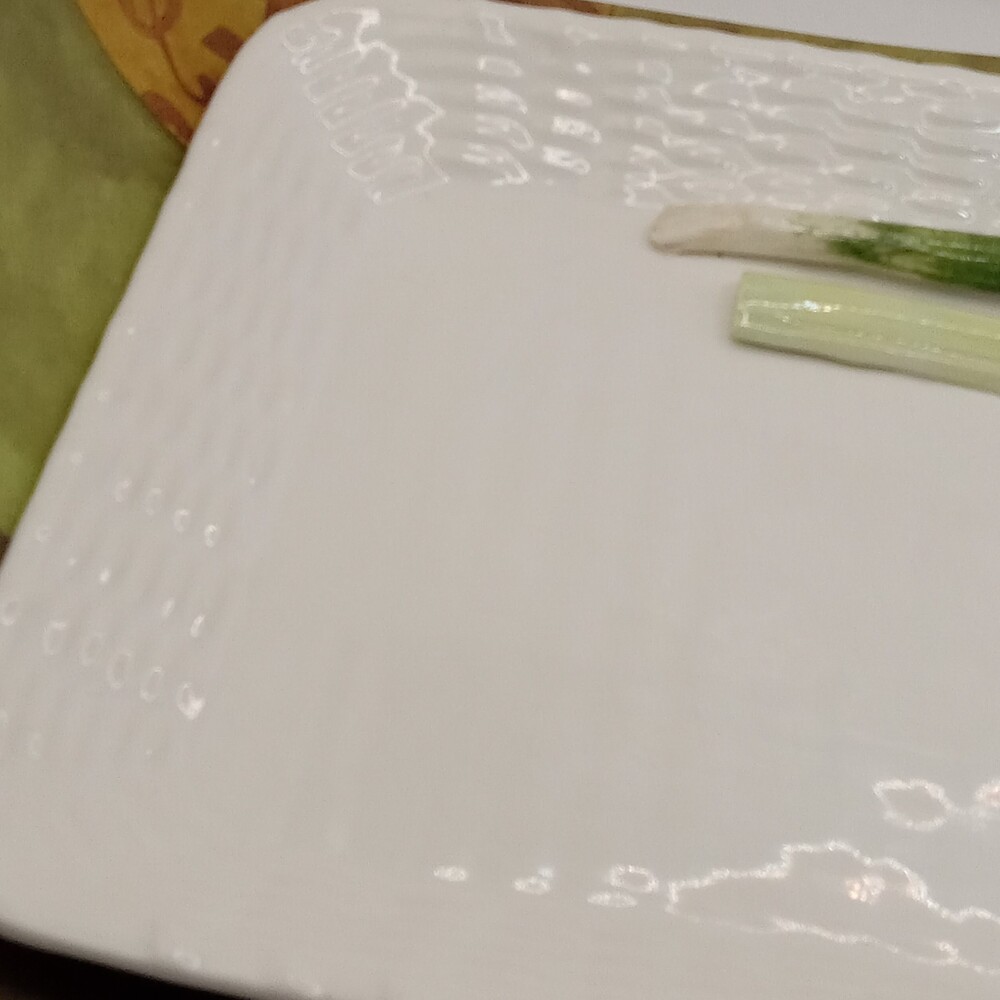 BRIGGS POTTERY Sculpted Vegetable Serving Platter Dip Cup Signed 12" Charcuterie - Picture 4 of 15